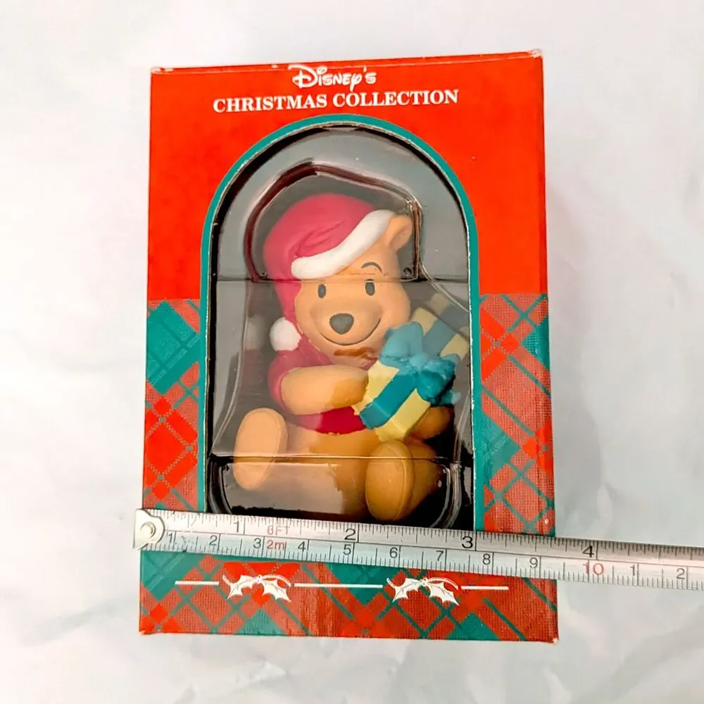 Vintage Disney Winnie The Pooh Christmas Collection Ornament Santa Holiday